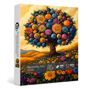 Blühender Baum des Lebens -Puzzles 1000 Stücke